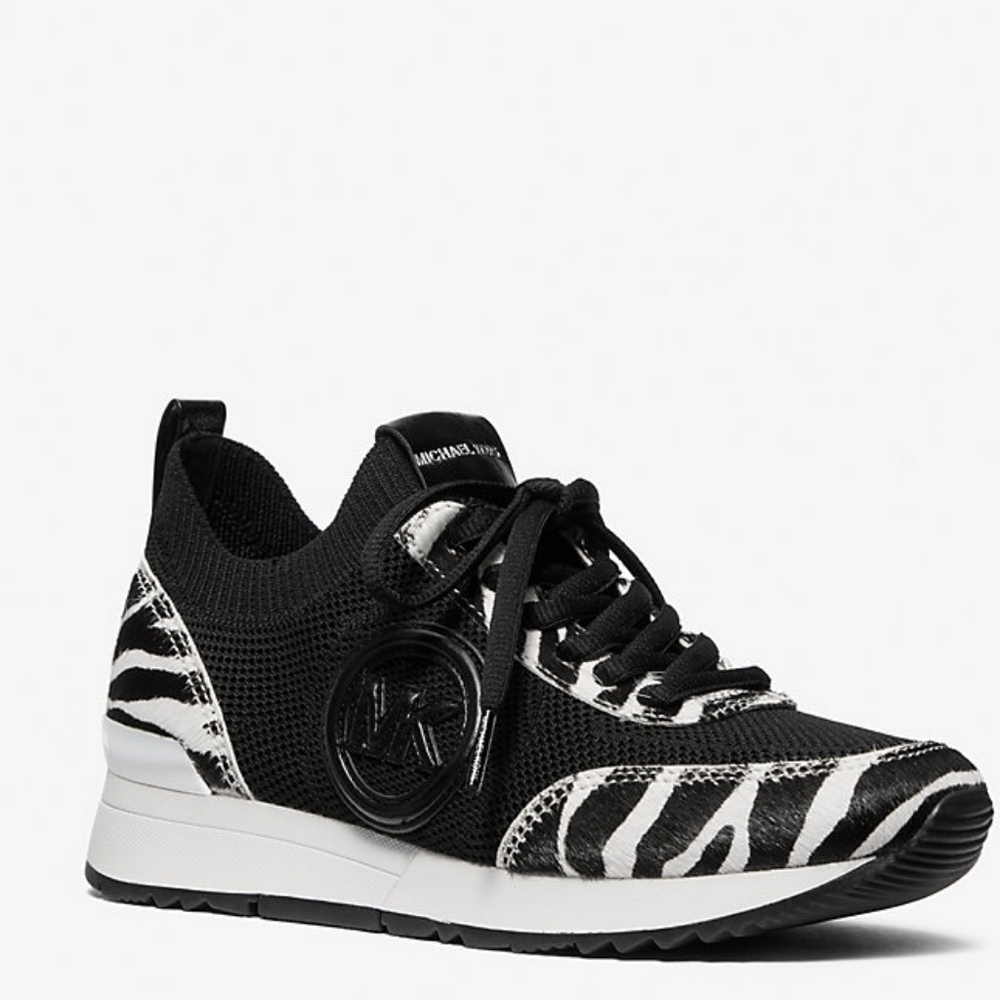Michael Kors Zebra Print Trainer Sneakers